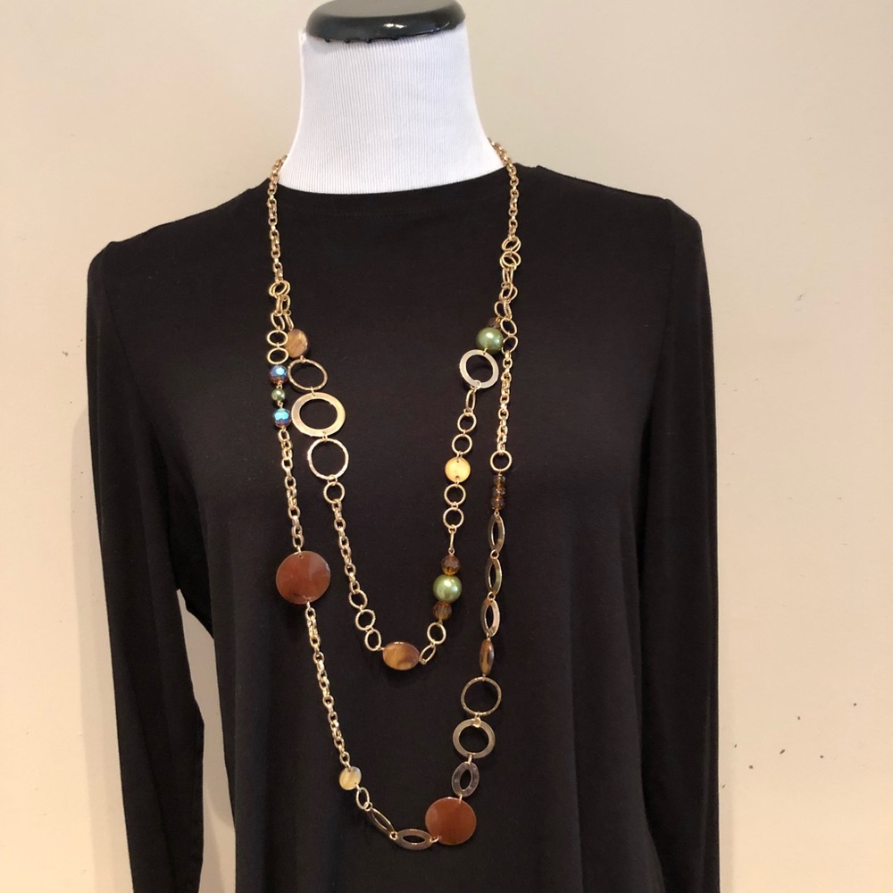 Statement Beads Necklace Set - image 1